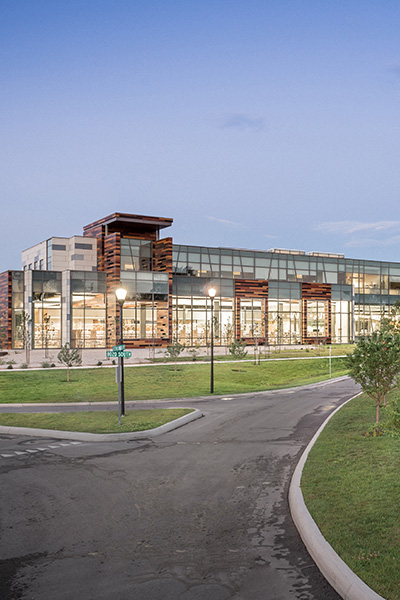 Exterior view of the Viridian