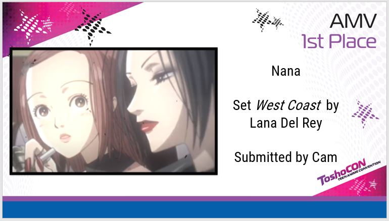 Nana 1st place placard