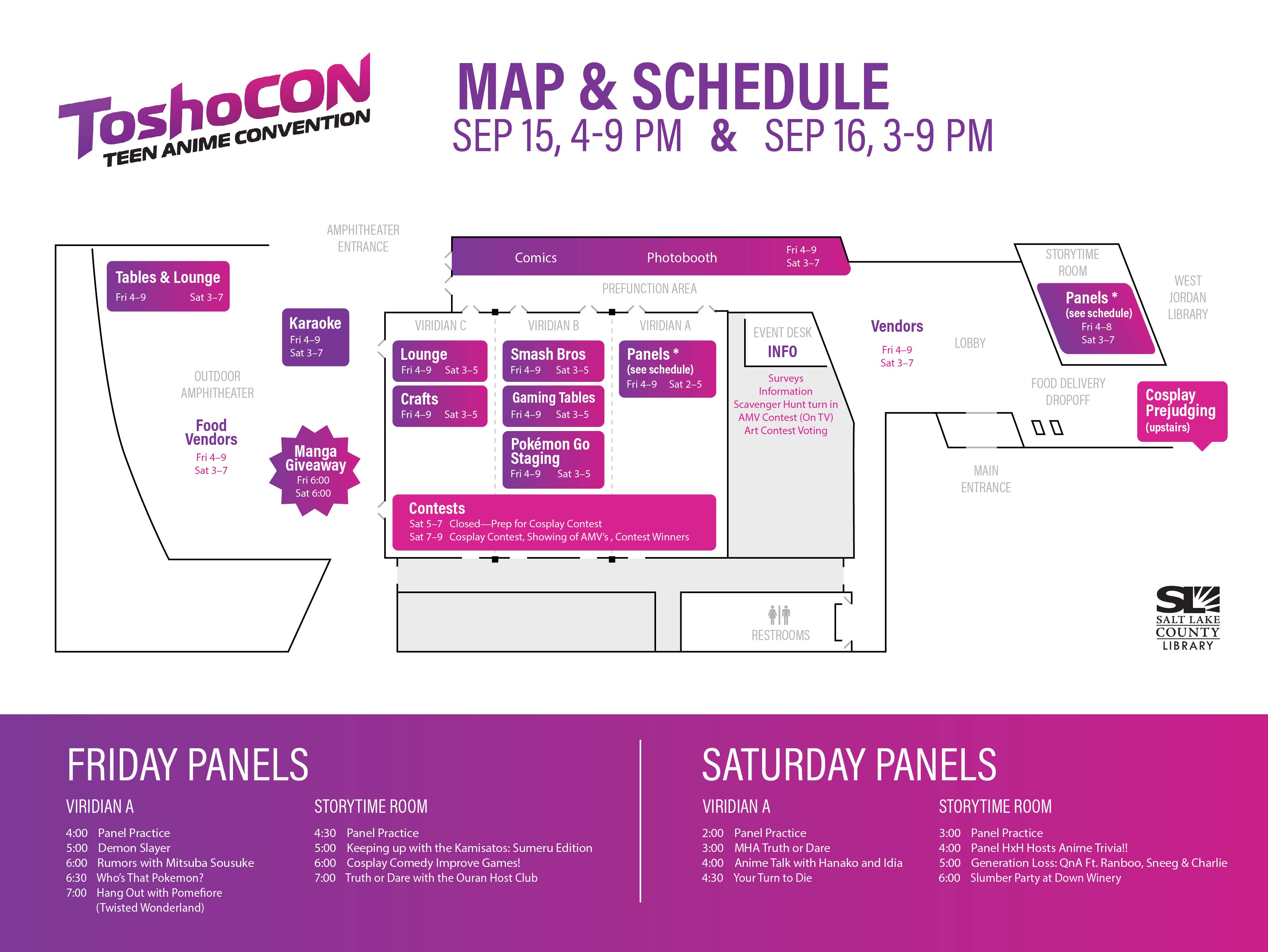 2023 ToshoCON map